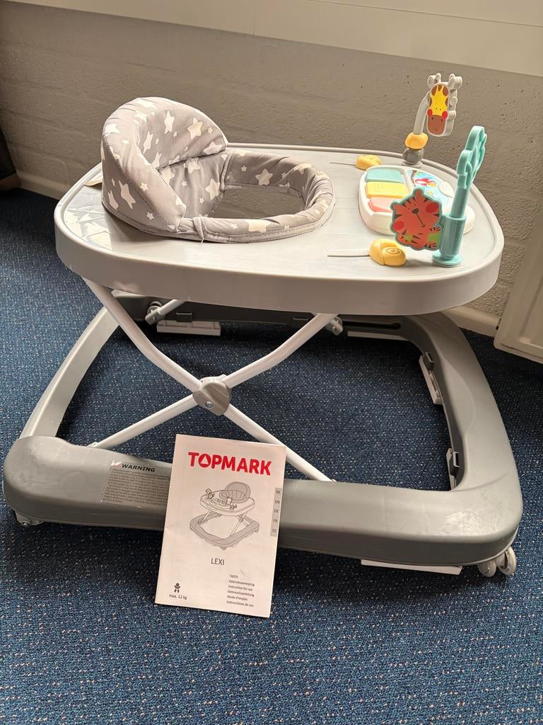 Loopauto grijs, in hoogte verstelbaar, Ophalen of Verzenden, Gebruikt