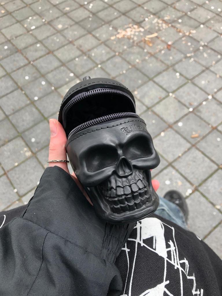 KillStar Skull Black Bag, Gebruikt, Zwart, Minder dan 40 cm, Minder dan 35 cm