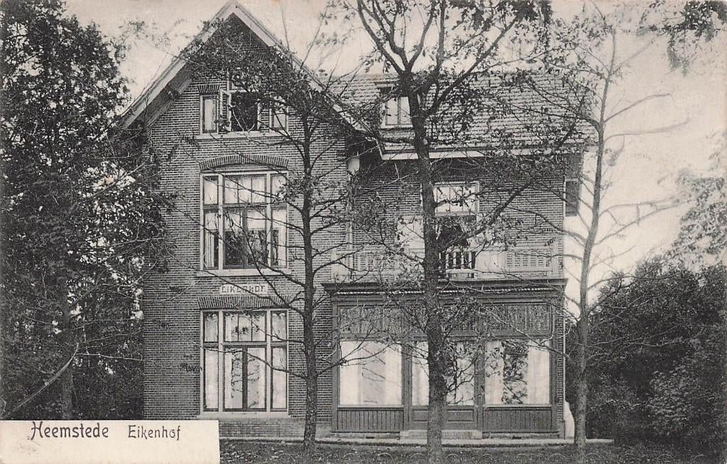 JN1341 Heemstede Villa Eikenhof 1920, Ophalen of Verzenden, Voor 1920, Gelopen, Noord-Holland