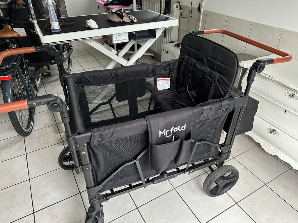 Mr fold kinderkar, Ophalen, Zo goed als nieuw, Overige merken, Luchtbanden