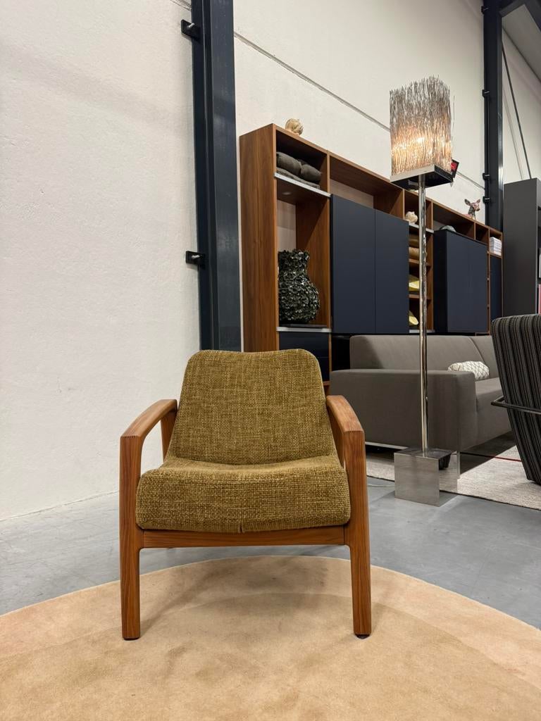 Nieuw Jori Lagom Fauteuil Bembebis stof Design stoel Noten, Huis en Inrichting, Jori, Nieuw, 75 tot 100 cm, Ophalen of Verzenden