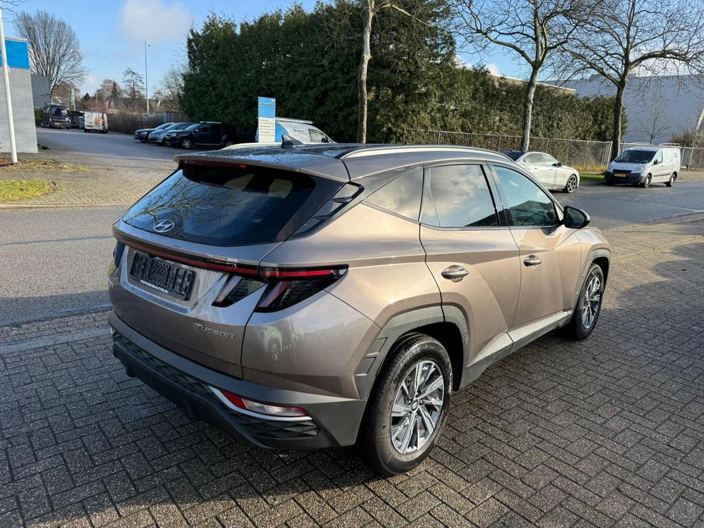 Hyundai Tucson 1.6 T-GDI MHEV Comfort Automaat, Navi Dealer, Stof, Gebruikt, 4 cilinders, 150 pk