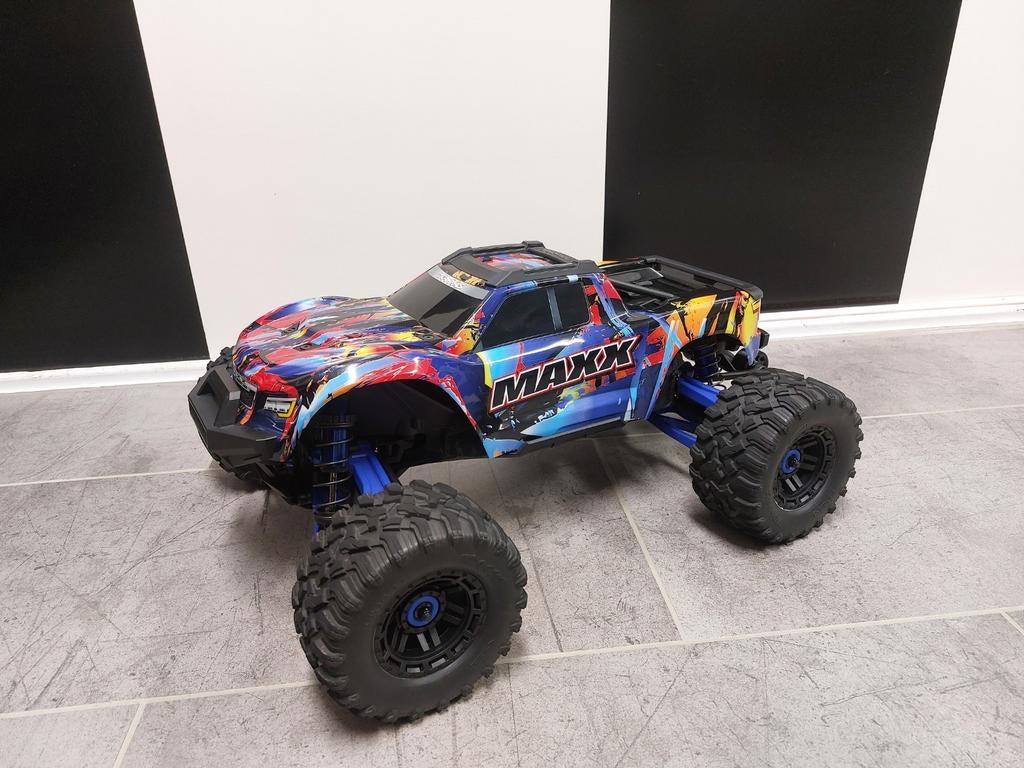 Traxxas Maxx 4S Lipo widemax kit, Auto offroad, Zo goed als nieuw, Schaal 1:8, Ophalen