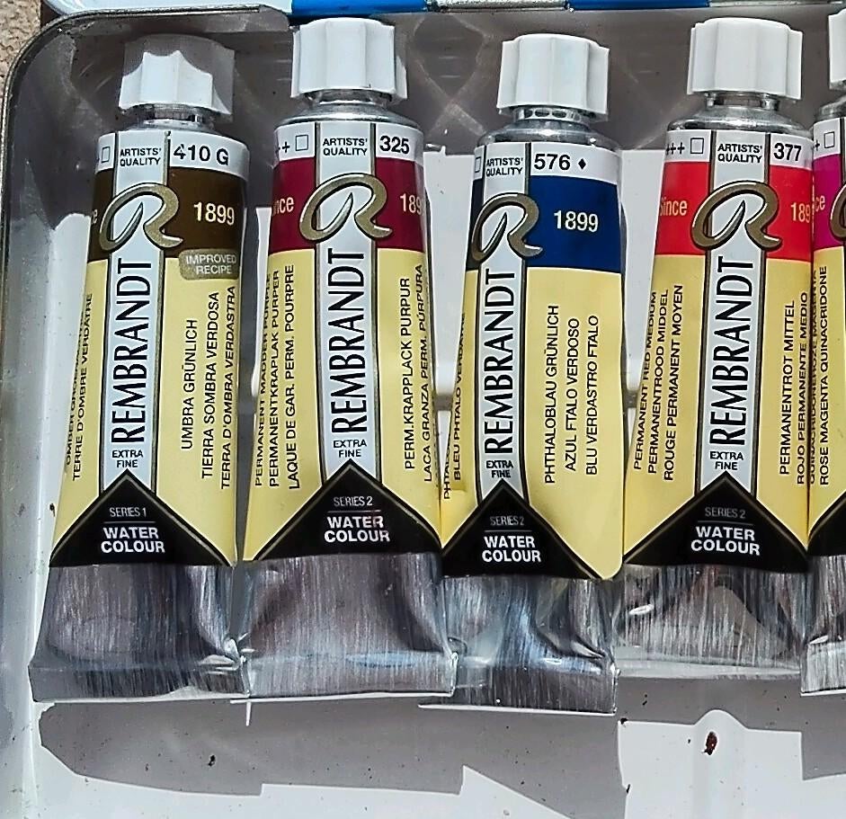 Aquarel 4 tubes Rembrandt, Talens Artist kwaliteit, Hobby en Vrije tijd, Ophalen of Verzenden