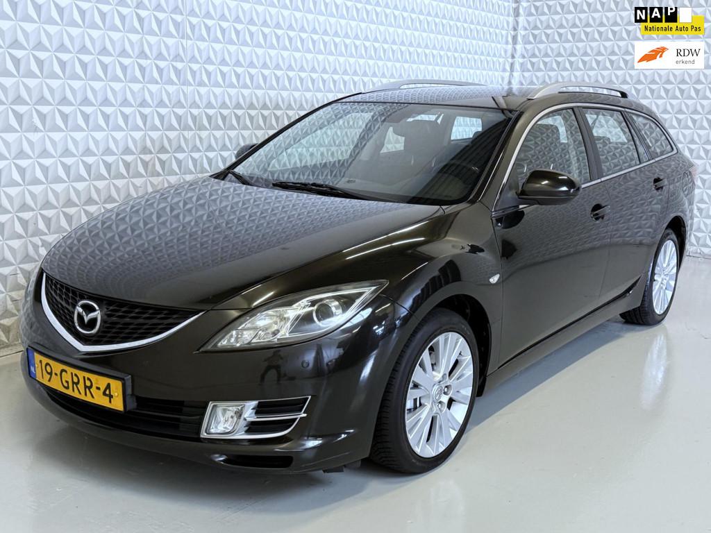 Mazda 6 Sportbreak 2.0 S-VT Business Plus AUTOMAAT (2008), Auto's, Stof, Gebruikt, 6 sportbreak, Zwart