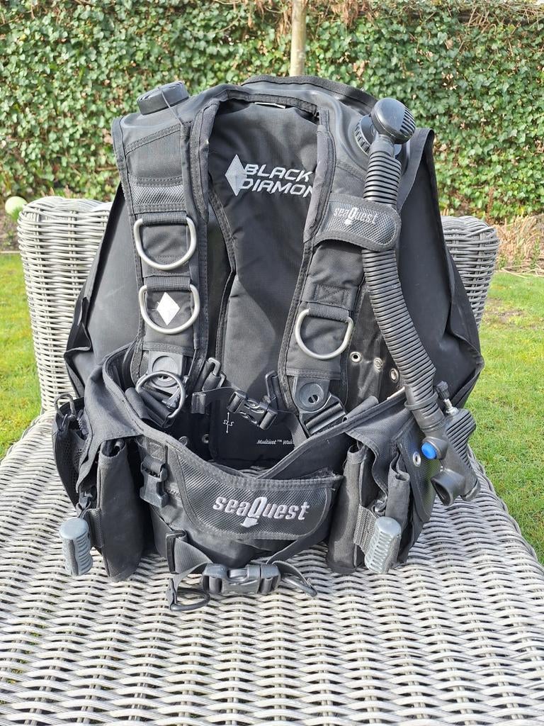 Trimvest / BCD SeaQuest Black Diamond M/L, Watersport en Boten, Duiken, Ophalen of Verzenden, Gebruikt, Trimvest of Wing