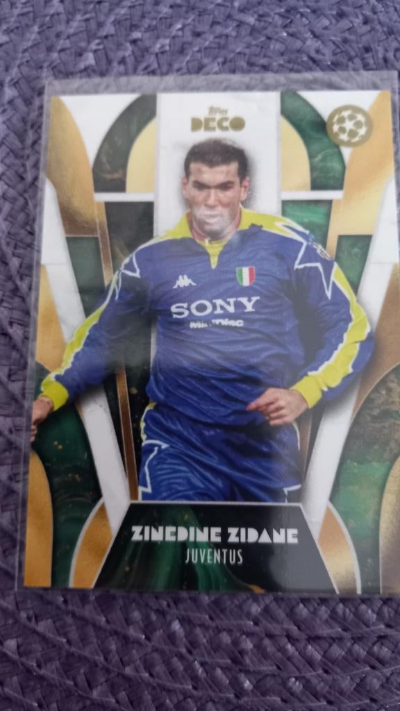 Topps Deco Zinedine Zidane Juventus spelerskaart, Verzamelen, Sportartikelen en Voetbal, Ophalen of Verzenden