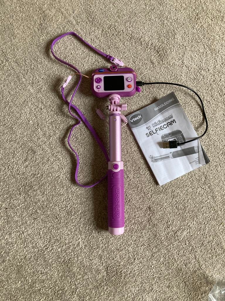Kidi zoom met selfie stick en Action Cam, Ophalen of Verzenden, Gebruikt, Overige typen, Overige merken