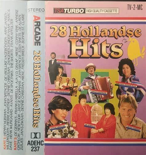 28 Hollandse Hits  Originele Cassette Nieuw., 1 bandje, Ophalen of Verzenden, Origineel, Nieuw in verpakking