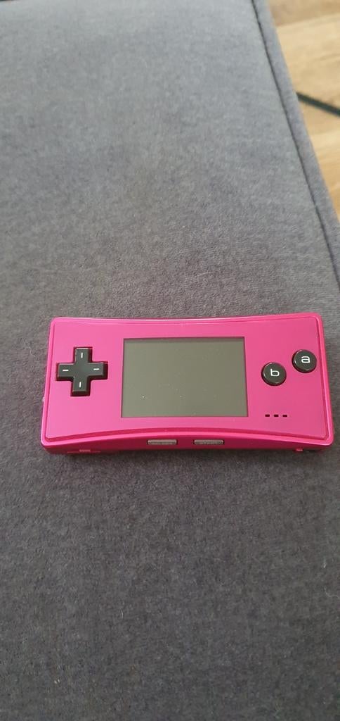Game Boy Micro Roze - Zonder oplader, Spelcomputers en Games, Ophalen of Verzenden, Gebruikt, Game Boy Micro