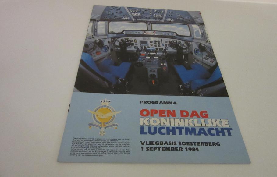 Programma open dag Vliegbasis Soesterberg 1984, Verzamelen, Verzenden, Luchtmacht, Nederland, Overige typen