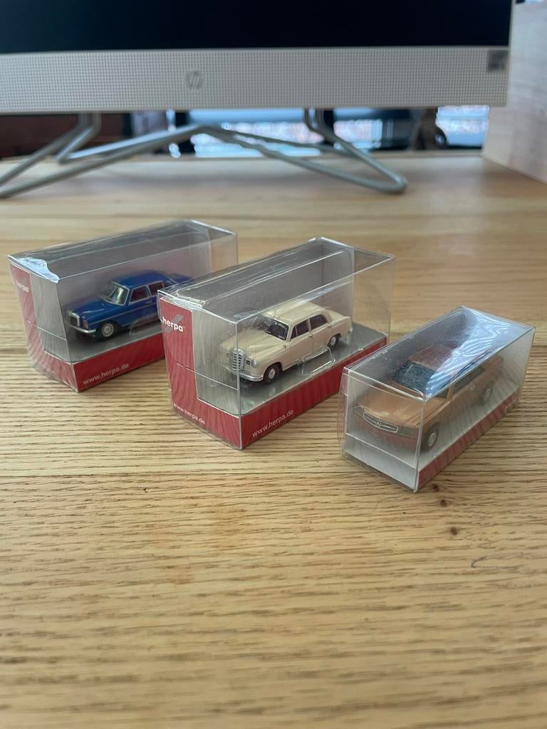 Herpa MB 180 ponton en Herpa MB 240D OVP herpa mb 560 sec, Ophalen of Verzenden, Zo goed als nieuw, Bus of Vrachtwagen, Herpa