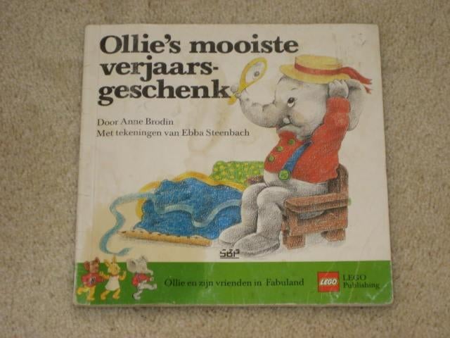 Lego Fabuland boekjes 4 stuks 1986 zeer zeldzaam, Ophalen of Verzenden, Gebruikt