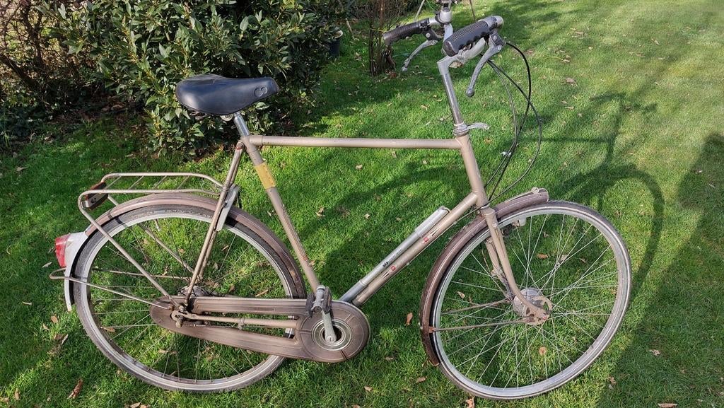 Gazelle herenfiets - Framehoogte 64 cm, 61 tot 65 cm, Ophalen, Gebruikt, Gazelle