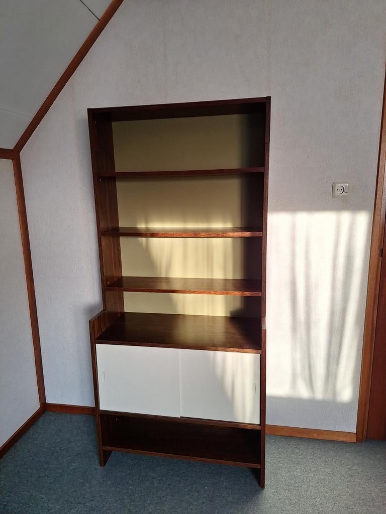 Poul Cadovius KLM wandmeubel / boekenkast, Ophalen, Vintage, Mid-century modern, 50 tot 100 cm, 150 tot 200 cm