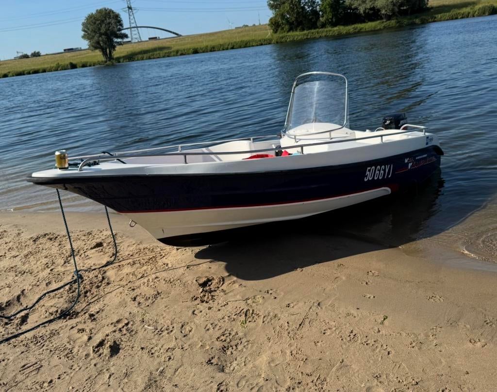 Console boot With Viksund 420 Bow Rider compleet, Ophalen, 10 tot 30 pk, Gebruikt, Tot 6 meter