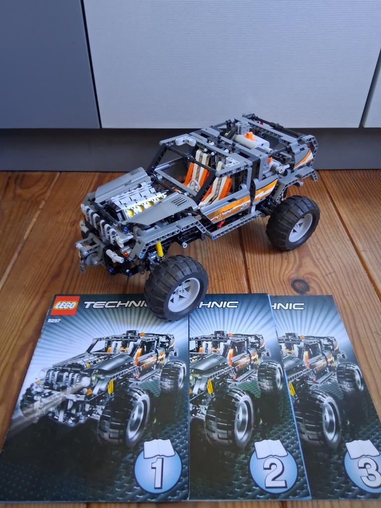 Lego technic all-terrein auto 8297 compleet met powerfunctie, Ophalen of Verzenden
