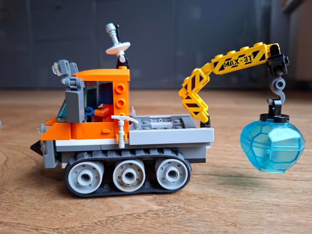 Lego City 60033 Arktische Raupenbohrer set, Ophalen of Verzenden, Zo goed als nieuw, Complete set, Lego