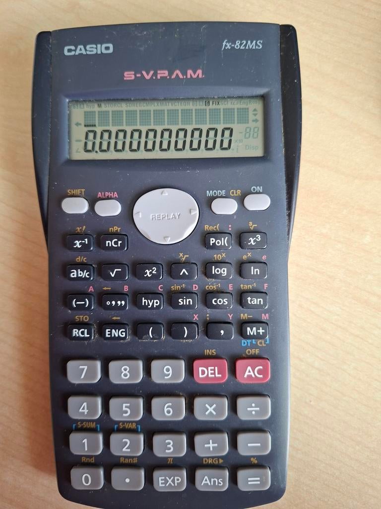 Rekenmachine Casio fx-82MS, Diversen, Rekenmachines, Ophalen