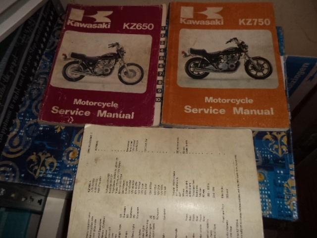 3 boeken van kawasaki kz 1000-750-650, Motoren, Ophalen of Verzenden, Kawasaki