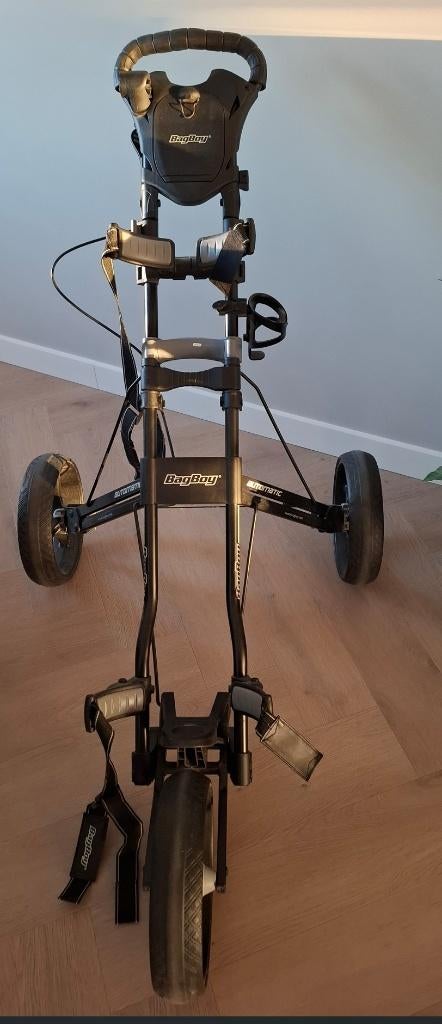 BagBoy trolley + BagBoy Revolver Golf tas, Sport en Fitness, Golf, Zo goed als nieuw, Golfkar, Overige merken, Ophalen