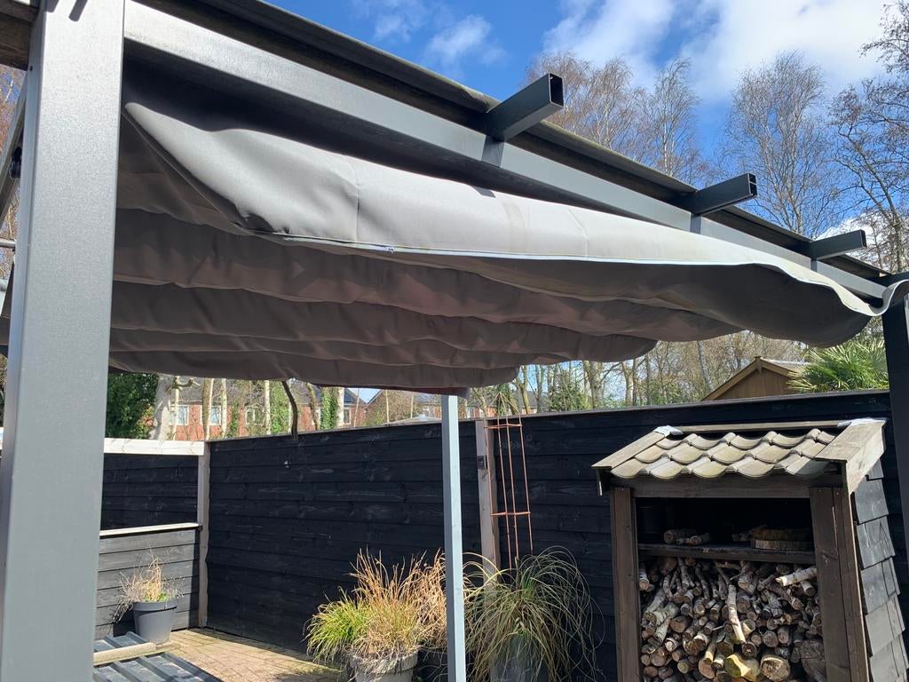 Vrijstaande pergola aluminium., Tuin en Terras, Overkappingen, Ophalen, Gebruikt, Overige typen
