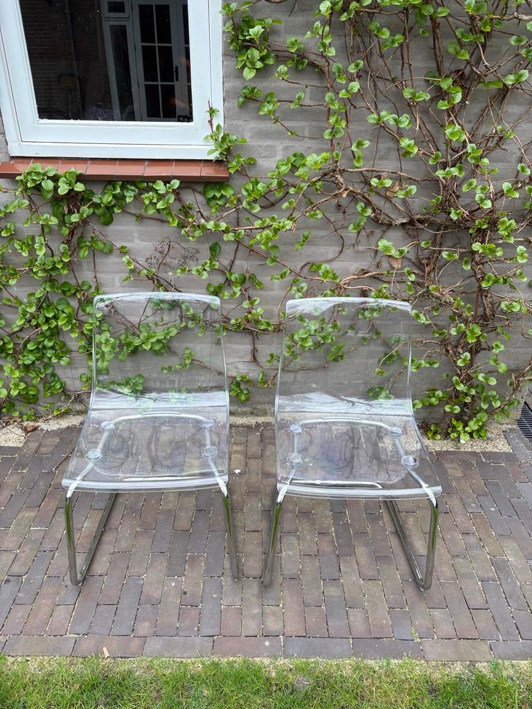 Tobias IKEA stoelen twee stuks, Huis en Inrichting, Ophalen, Kunststof, Gebruikt, Twee