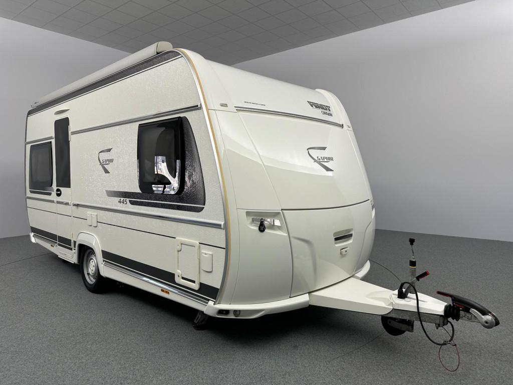 Fendt Saphir 445 TFB Mover Voortent Cassetteluifel, Caravans en Kamperen, Caravans, Mover, Rondzit, Bedrijf, Lengtebed