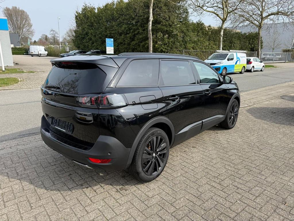 Peugeot 5008 1.2 PureTech GT Black Pack, Navi, NAP, 7 Persoo, Auto's, Gebruikt, 1199 cc, Zwart, Origineel Nederlands
