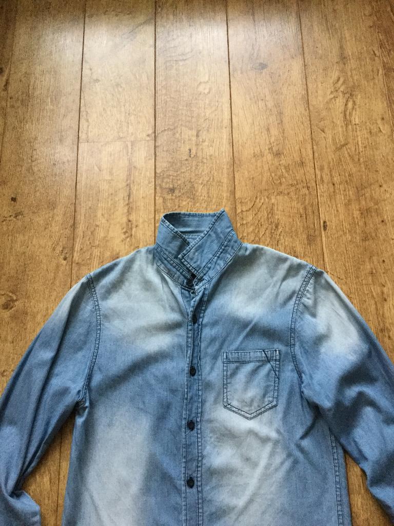 Spijkeroverhemd van Lefties maat S, Lefties, Blauw, Halswijdte 38 (S) of kleiner, Ophalen of Verzenden