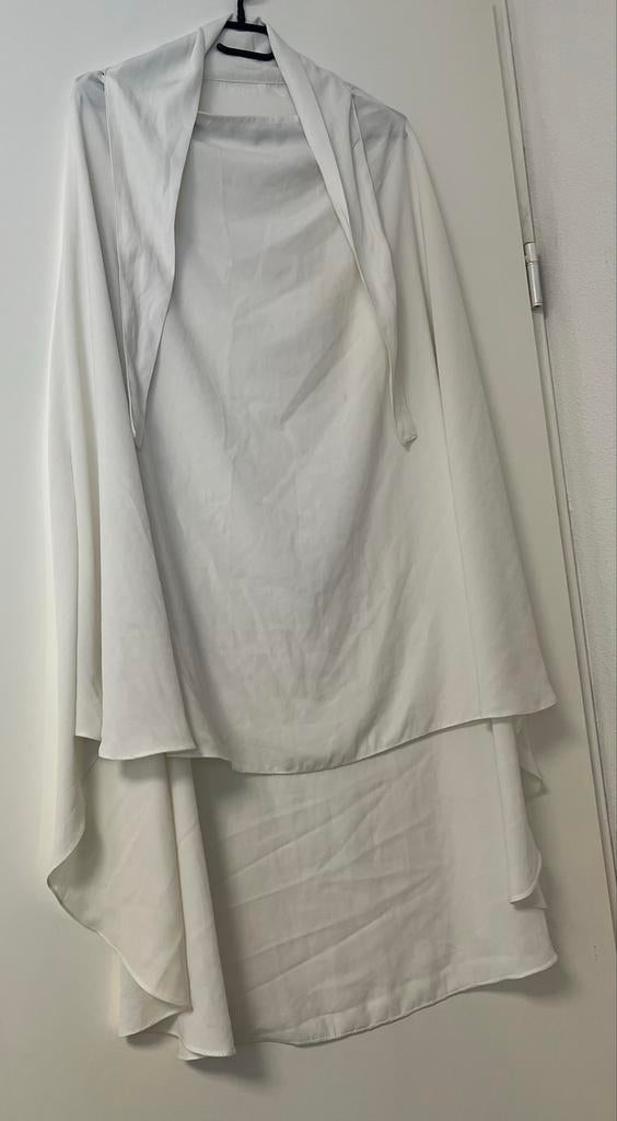 Witte poncho khimar, Ophalen of Verzenden, Gedragen