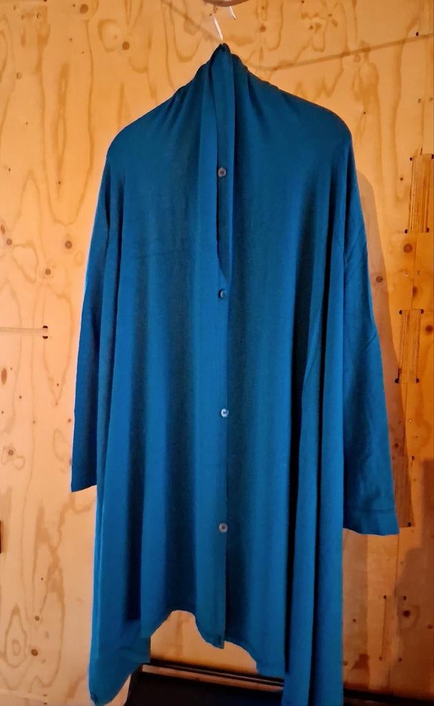 Cora Kemperman veelzijdig vest/tuniek. L. Petrol. Nieuwstaat, Blauw, Maat 42/44 (L), Ophalen of Verzenden, Cora Kemperman