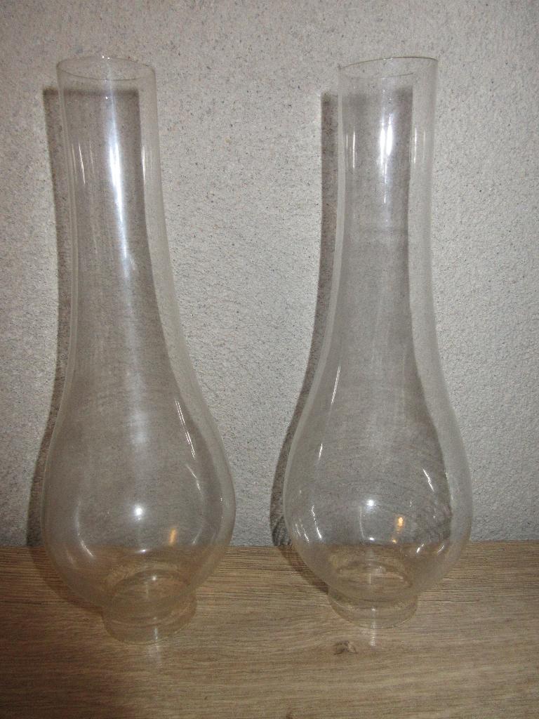 Glazen voor olielamp buikglas, Antiek en Kunst, Antiek | Lampen, Ophalen of Verzenden