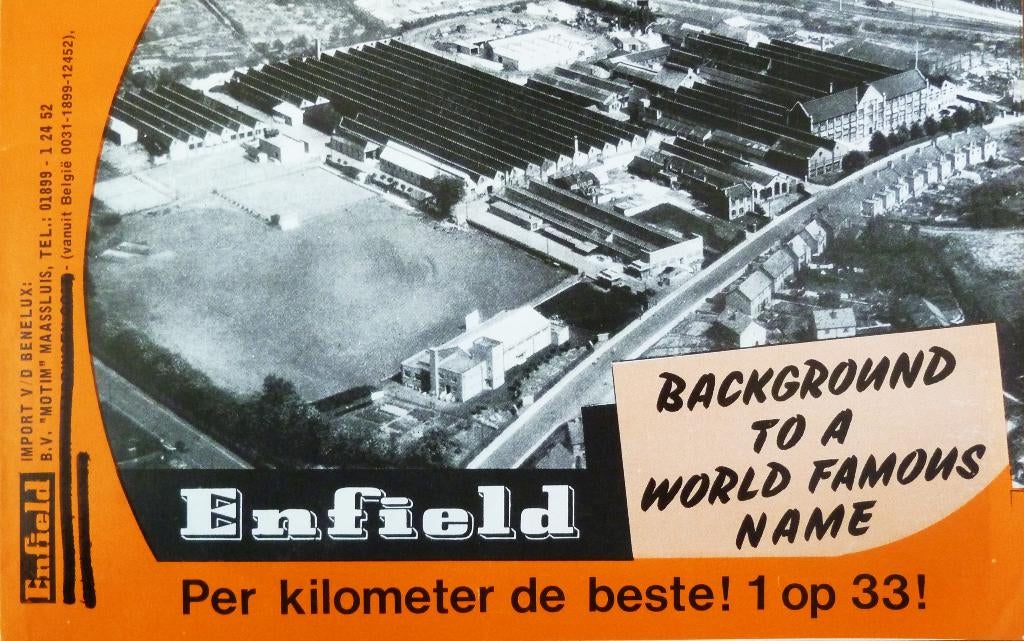 Folder ROYAL ENFIELD Per kilometer de beste! 1 op 33! 1976, Ophalen of Verzenden, Overige merken