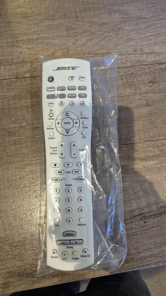 Bose Afstandsbediening RC38T1-40 voor Lifestyle, Audio, Tv en Foto, Afstandsbedieningen, Dvd, Nieuw, Ophalen of Verzenden, Support@bose.com