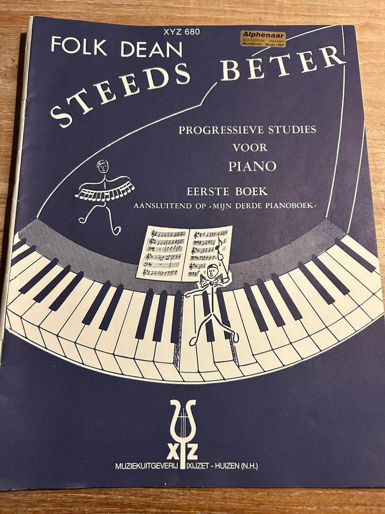 Folk Dean Steeds Beter - Progressieve Studies voor Piano, Muziek en Instrumenten, Bladmuziek, Gebruikt, Overige genres, Les of Cursus
