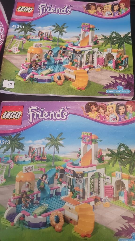 LEGO Friends Heartlake Zwembad 41313, Gebruikt, Lego, Friends, Ophalen of Verzenden