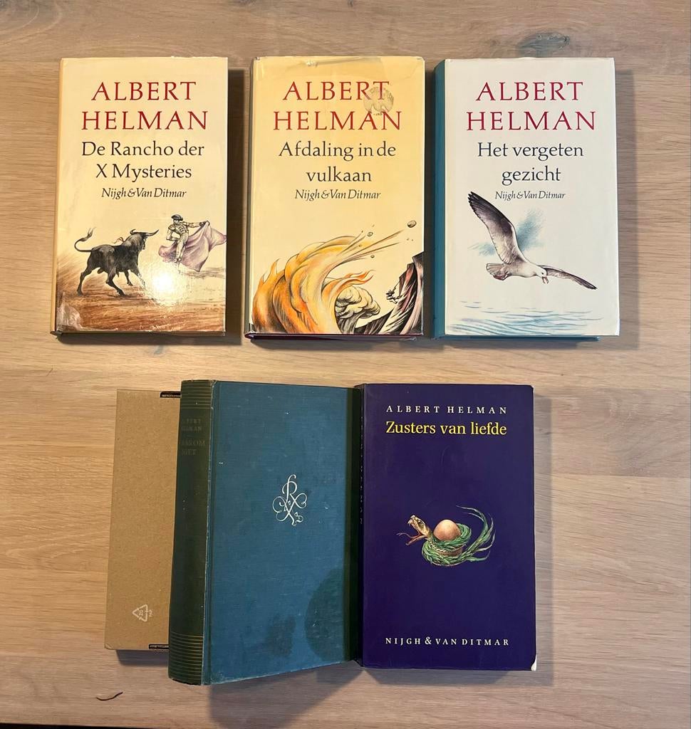 5 boeken van Albert Helman: De Rancho, Afdaling, Het vergete, Ophalen of Verzenden, Gelezen, Nederland