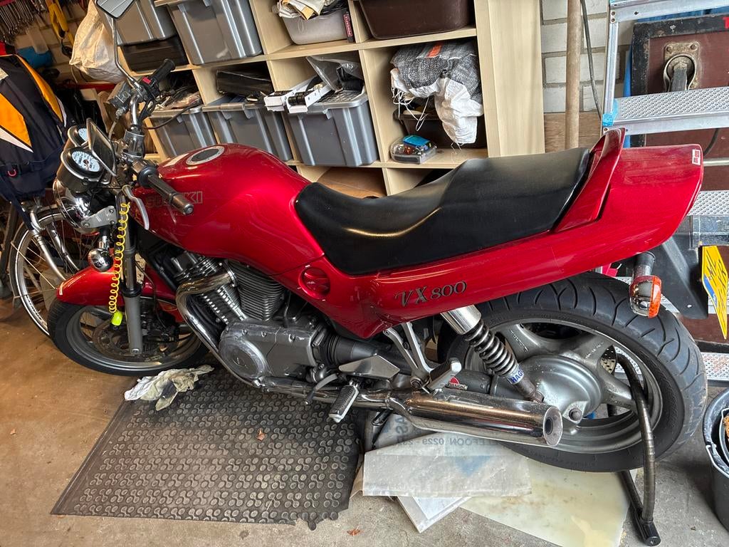 Suzuki VX 800 rode motorfiets excl. kofferset los of erbij., Particulier, Naked bike