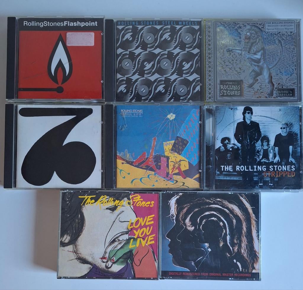 Rolling Stones cd collectie 17x orgineel, Verzenden, Zo goed als nieuw, Poprock