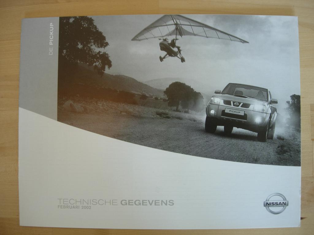 Nissan Pickup Brochure 2002 – Navara King Cab Pick-up, Nissan, Ophalen of Verzenden, Zo goed als nieuw, Nissan