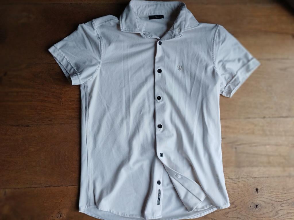 Stangata Heren overhemd - mt M - Zo goed als nieuw, Ophalen, Stangata, Beige, Zo goed als nieuw