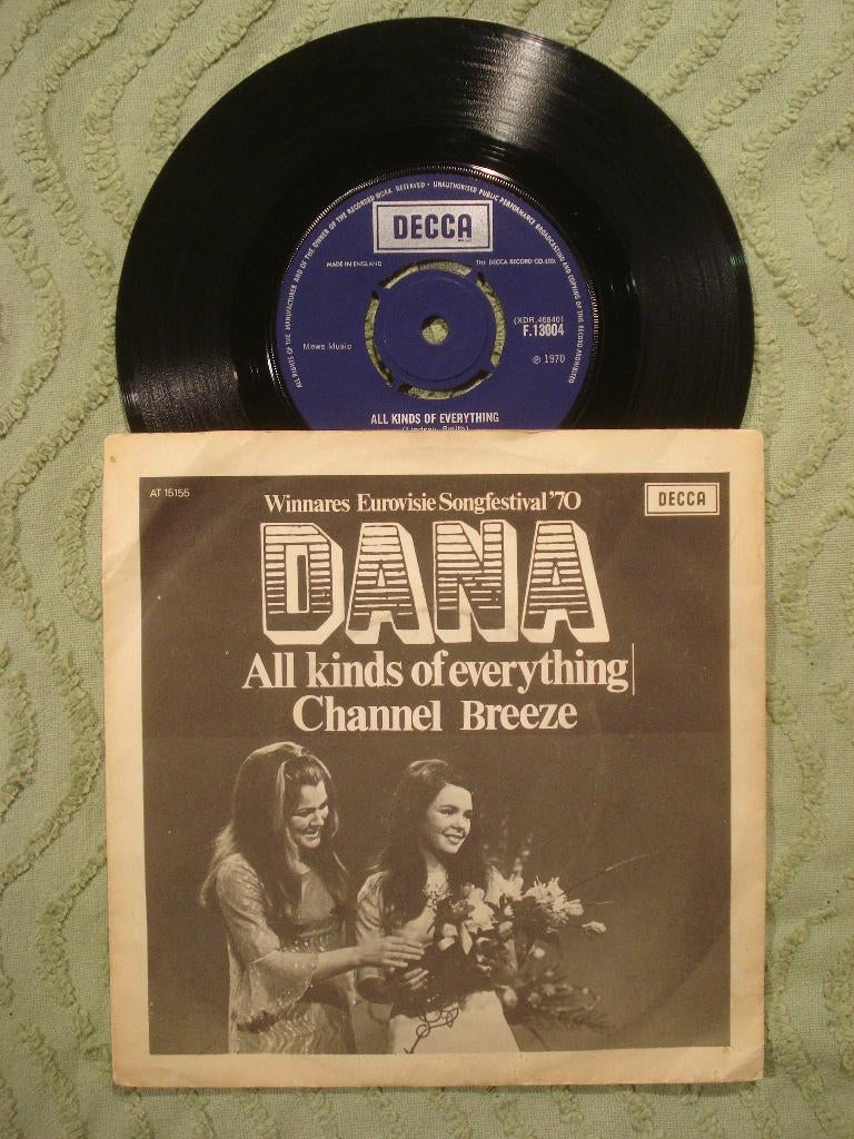 Dana 7" Vinyl Single: ‘All kinds of everything’ (Nederland), Cd's en Dvd's, Gebruikt, 7 inch, Single, Ophalen of Verzenden