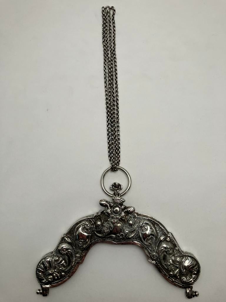 Zilver tasbeugel, Meppel 18e eeuw, W.v.d.Wolde, 1771/1772., Antiek en Kunst, Antiek | Goud en Zilver, Ophalen of Verzenden, Zilver