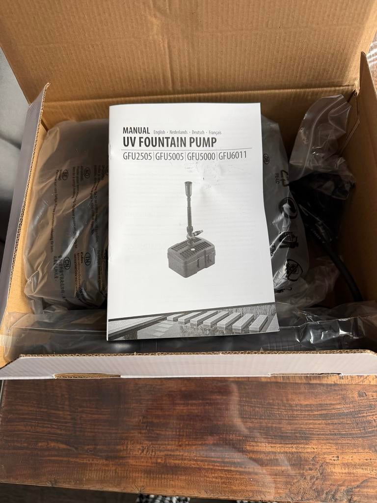 UV Fonteinpomp GFU2505/GFU5005/GFU5000/GFU6011, Tuin en Terras, Waterpartijen en Fonteinen, Ophalen of Verzenden, Nieuw, Kunststof