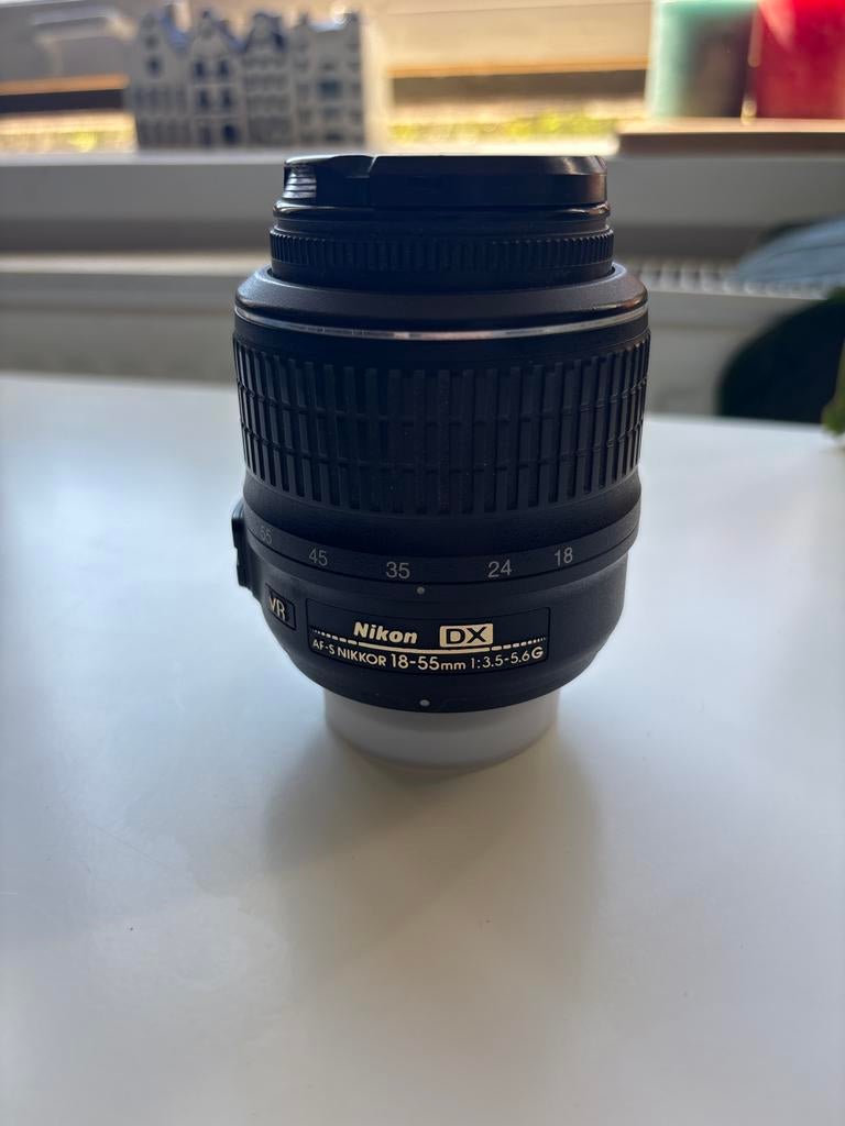 Nikon DX AF-S Nikkor 18-55mm lens, Audio, Tv en Foto, Fotografie | Lenzen en Objectieven, Ophalen, Gebruikt, Standaardlens, Zoom