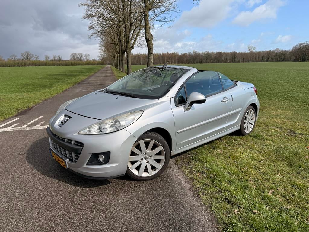Peugeot 207CC 1.6 16V 88KW 2009 Grijs, Voorwielaandrijving, 15 km/l, 4 cilinders, Cabriolet