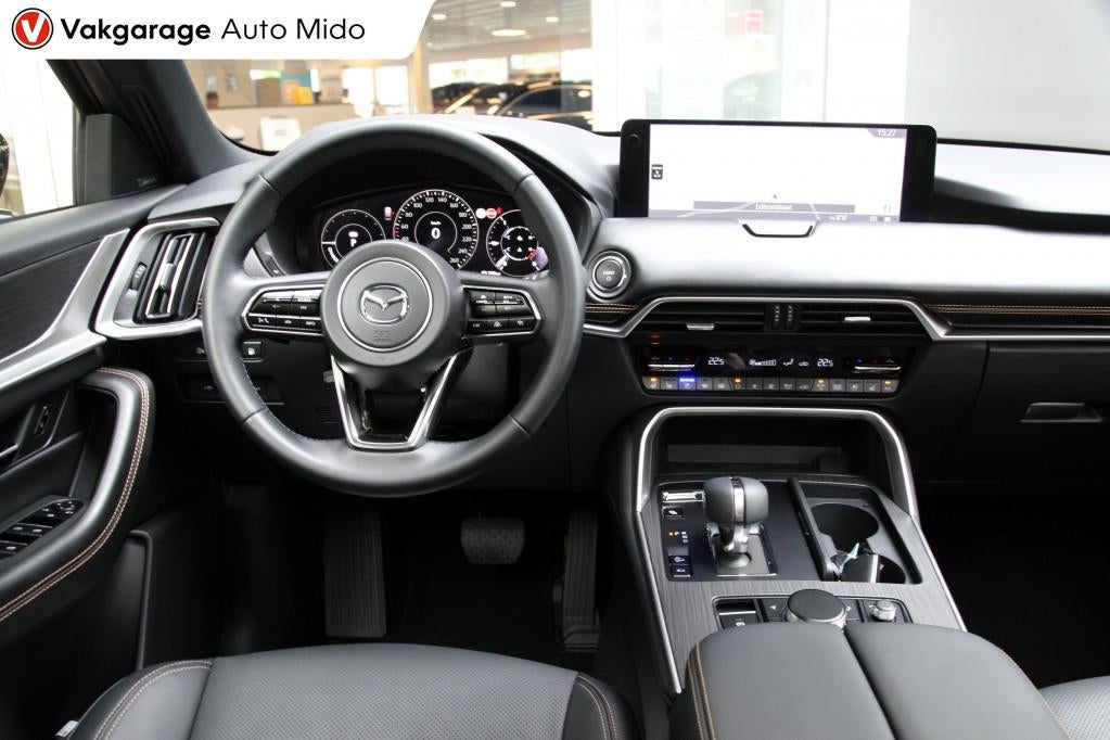 Mazda CX-80 2.5 PHEV Homura Plus 7-seater | BTW auto | NLD a, Auto's, Mazda, Gebruikt, Met garantie (alle), CX-80, Zwart