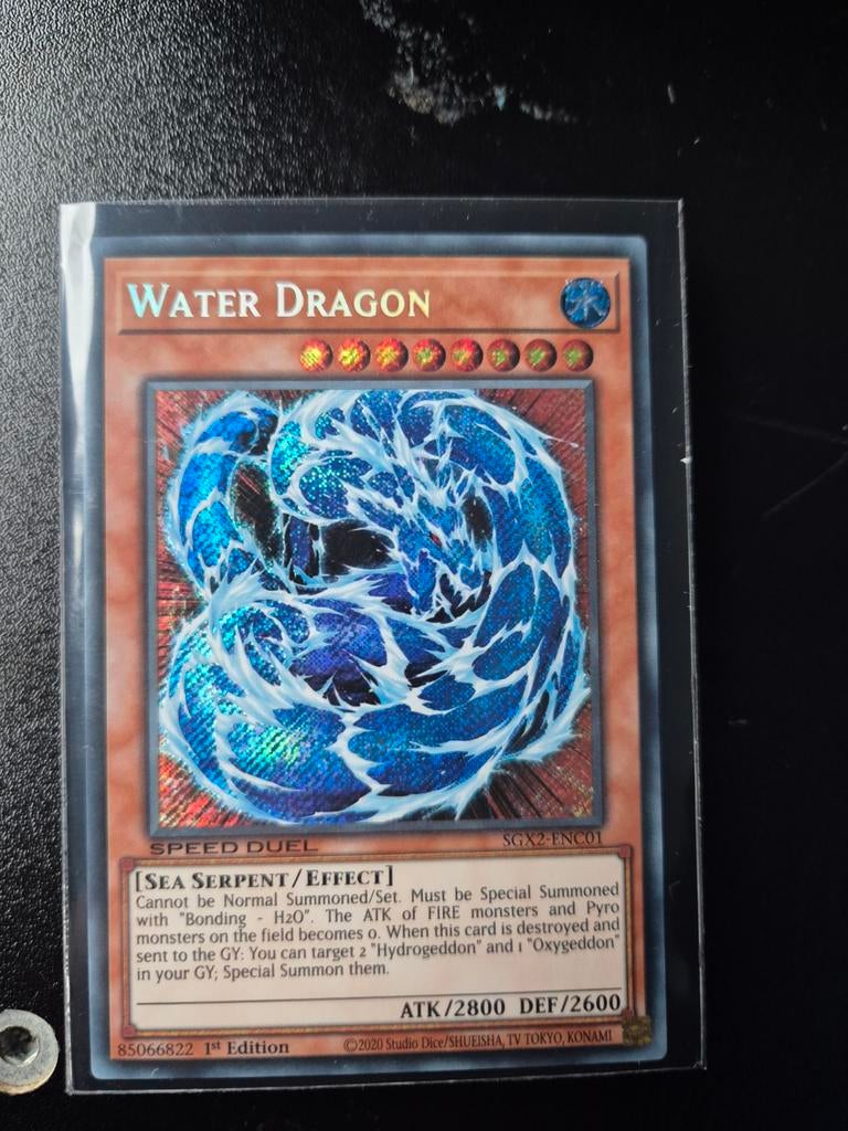 Yu-Gi-Oh! Water Dragon Kaart - Speed Duel SGX2-ENC01, Ophalen of Verzenden