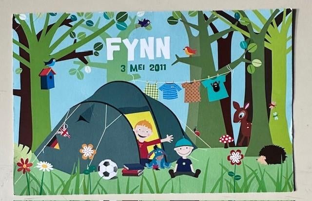 Geboortekaartje Fynn 3-5-2011   Zwiep, Ophalen of Verzenden, 2000 tot heden, Geboortekaartje